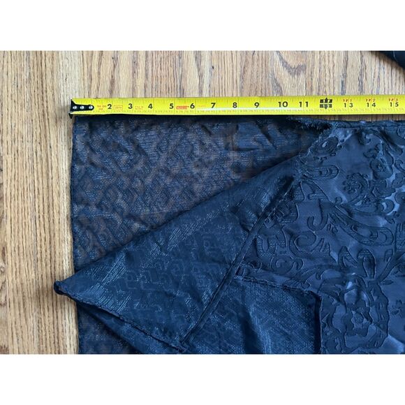 CALYPSO St. Barth Black Sheer Lace Cover Up Dress Top Women's Size XS - Picture 9 of 12